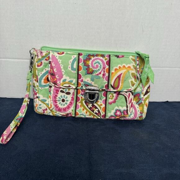 Vera Bradley Wristlet‎ Small Purse in Tutti Fruitti Excellent Condition. - Picture 1 of 7